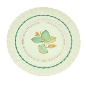 VINTAGE 1930s SUSIE COOPER FLUTED PLATE 7.5” WOODLANDS PATTERN 479